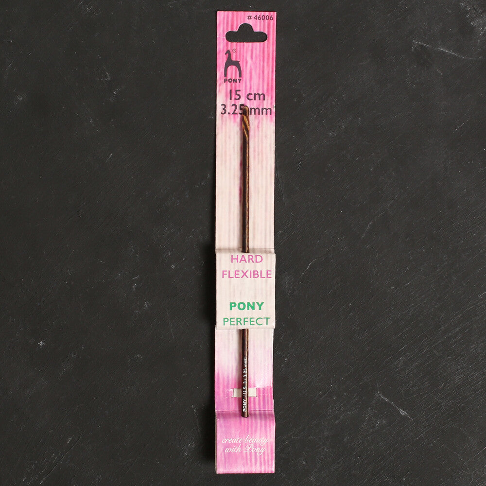 Pony Perfect 3.25 mm 15 cm Ahşap Yün Tığ - 46006